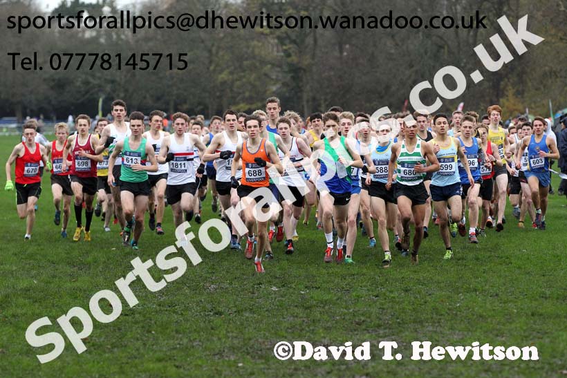 Mens under-17s, British Athletics Liverpool Cross Challenge, Sefton Park, Liverpool. Photo: David T. Hewitson/Sports for All Pics